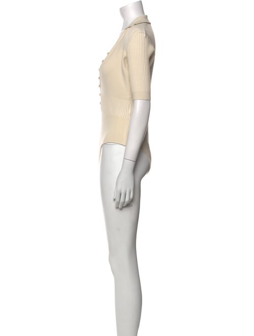 Jacquemus V-Neck Short Sleeve Bodysuit