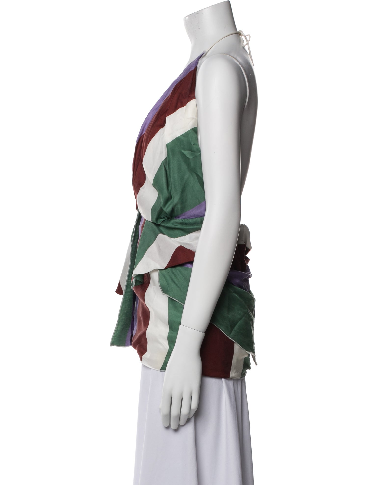 Jacquemus Printed V-Neck Blouse