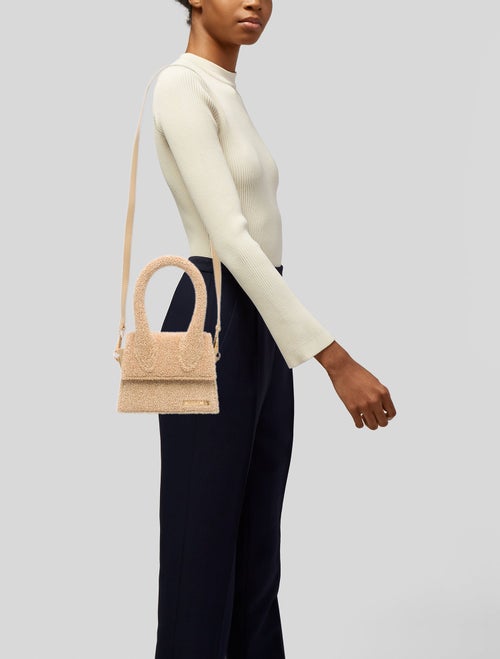 Jacquemus Raffia Top Handle Bag
