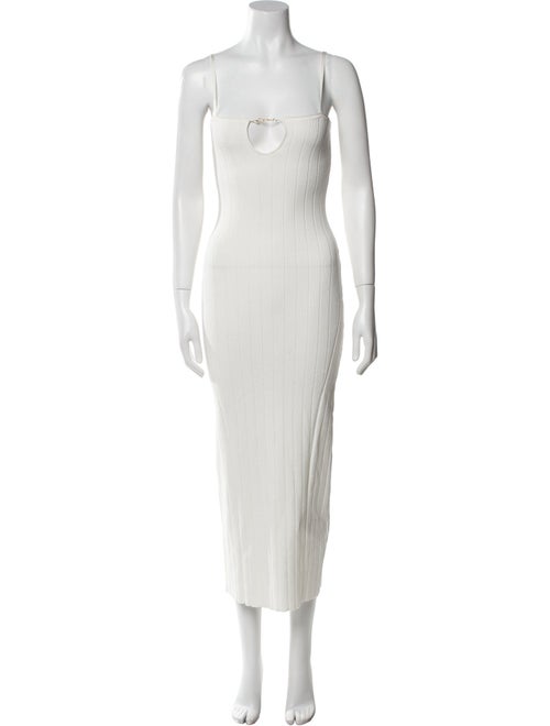 Jacquemus Square Neckline Long Dress