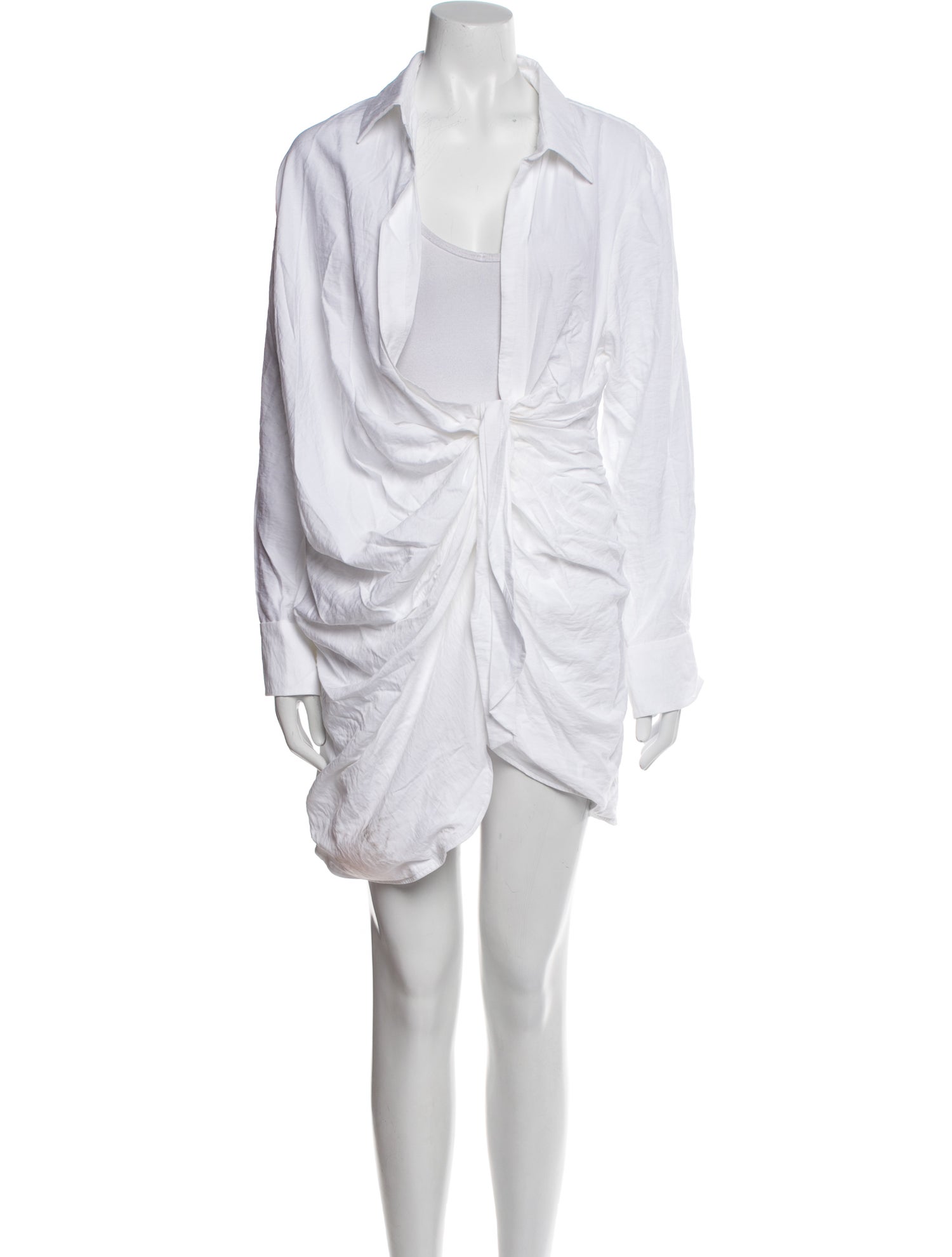 Jacquemus V-Neck Mini Dress