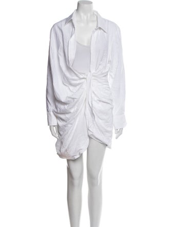 Jacquemus V-Neck Mini Dress