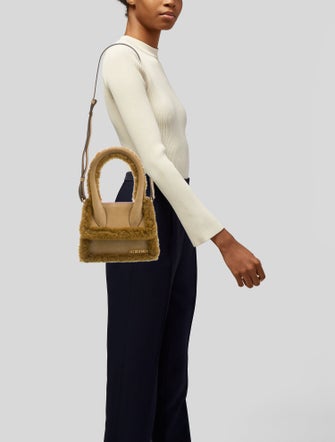 Jacquemus Suede Top Handle Bag