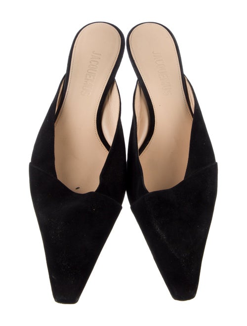 Jacquemus Suede Colorblock Pattern Mules