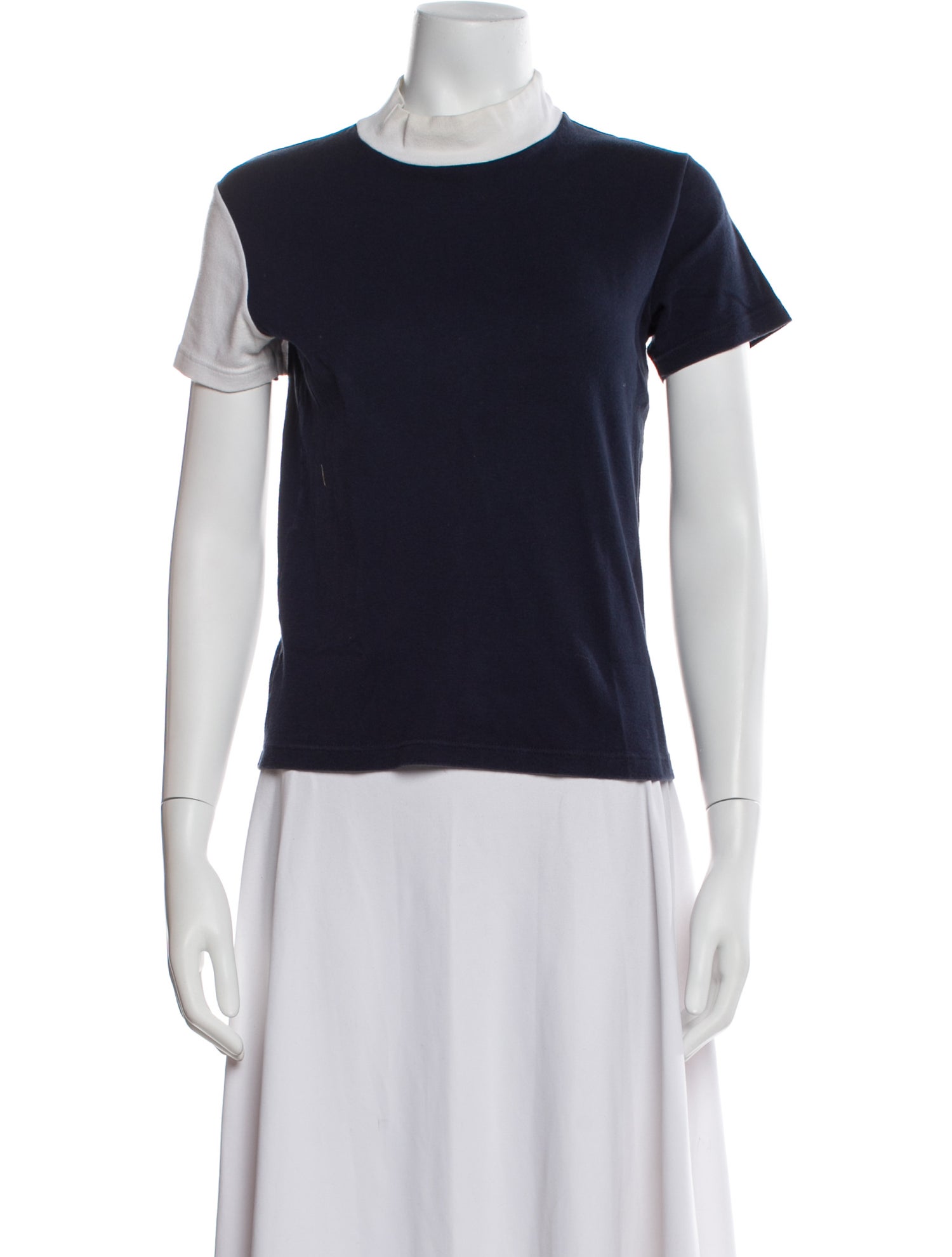 Jacquemus Mock Neck Short Sleeve T-Shirt