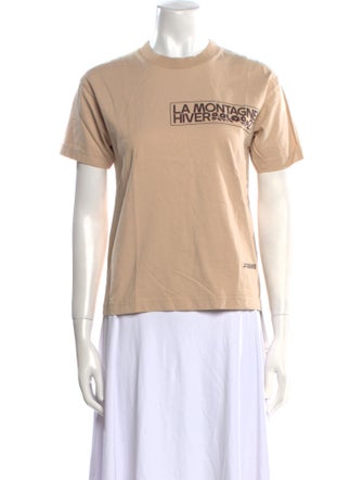 Jacquemus Graphic Print Crew Neck T-Shirt