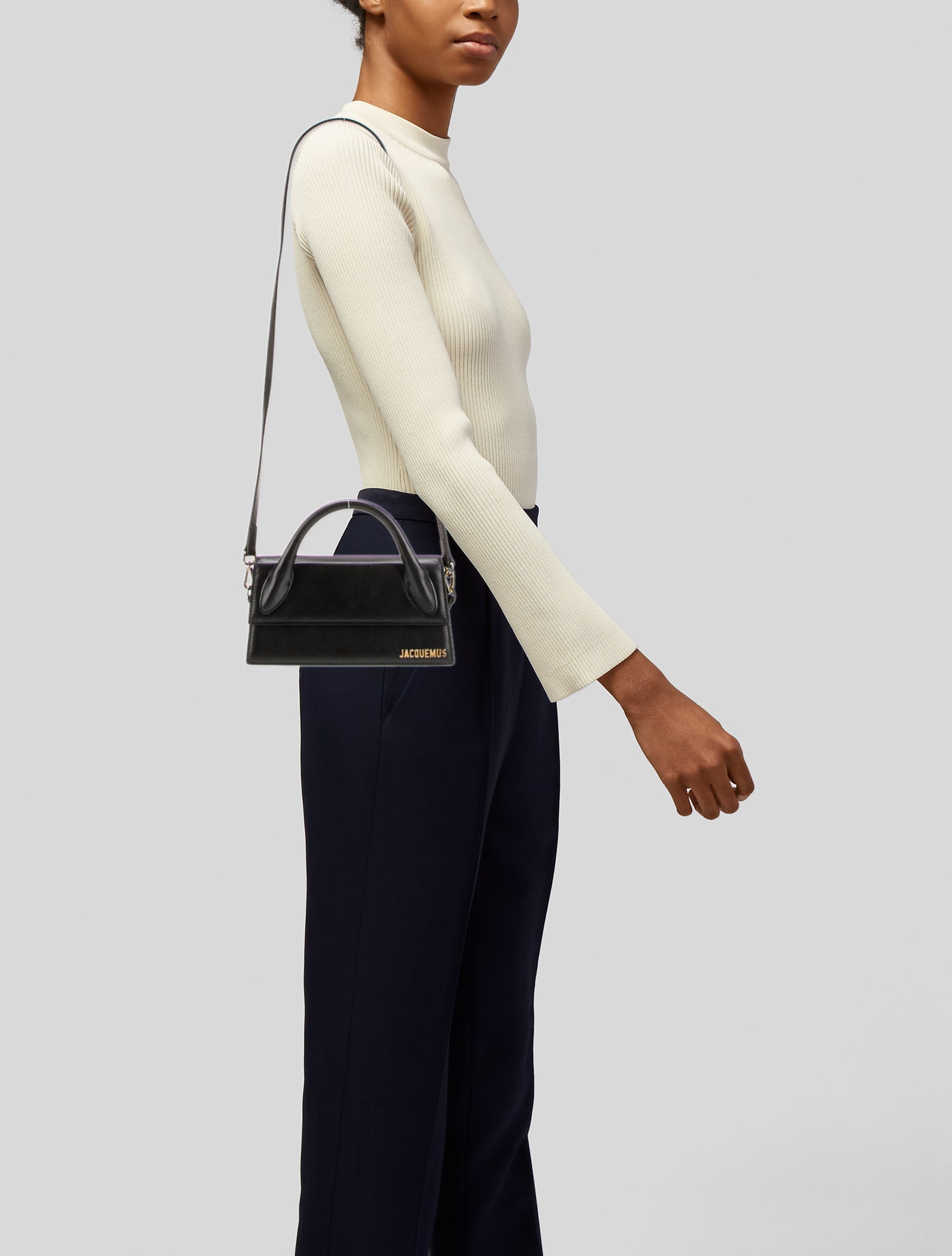 Jacquemus Leather Top Handle Bag