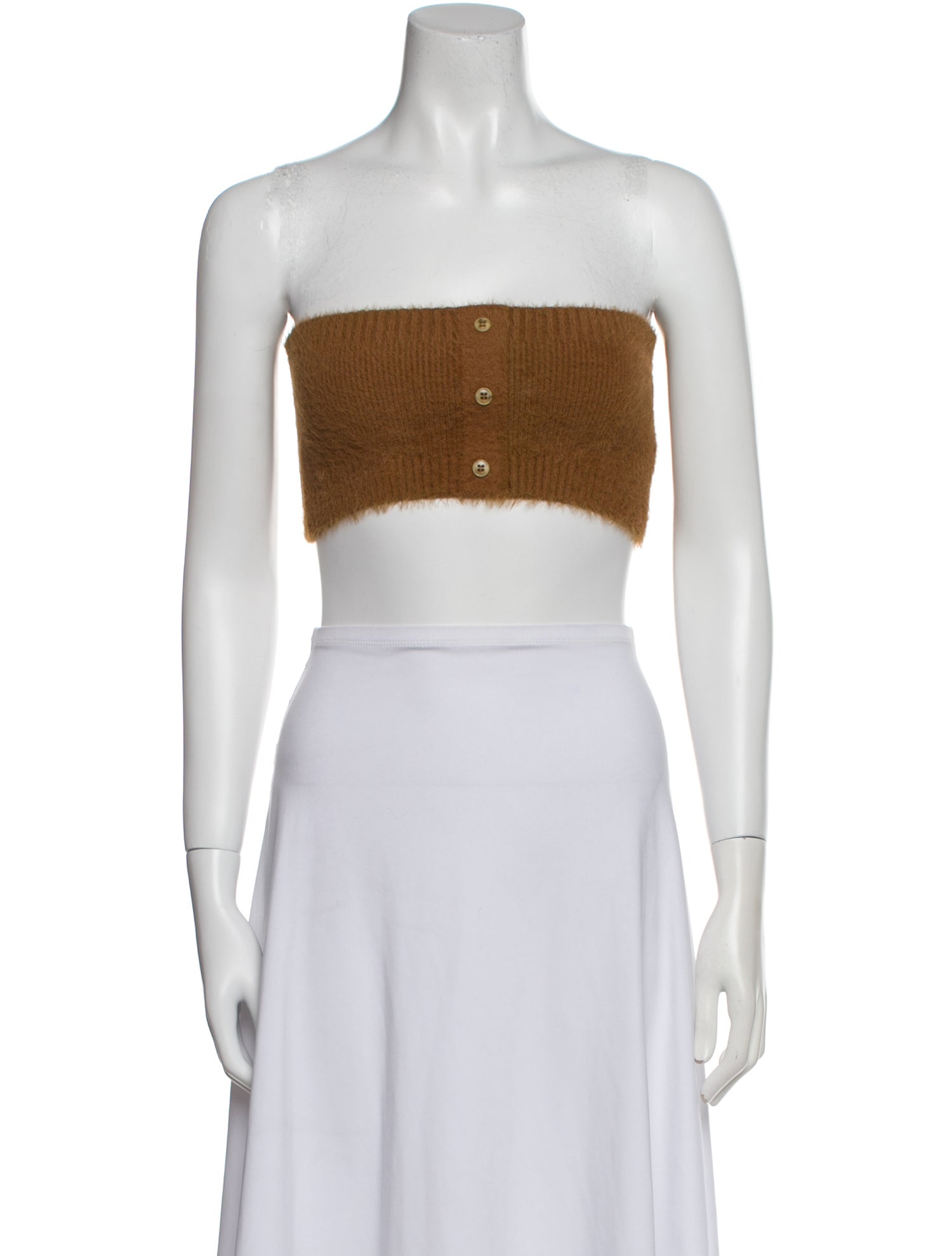 Jacquemus Strapless Crop Top