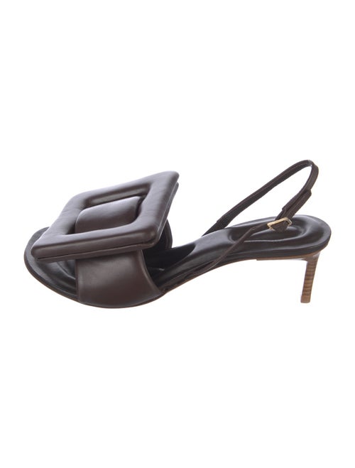 Jacquemus Leather Slingback Pumps