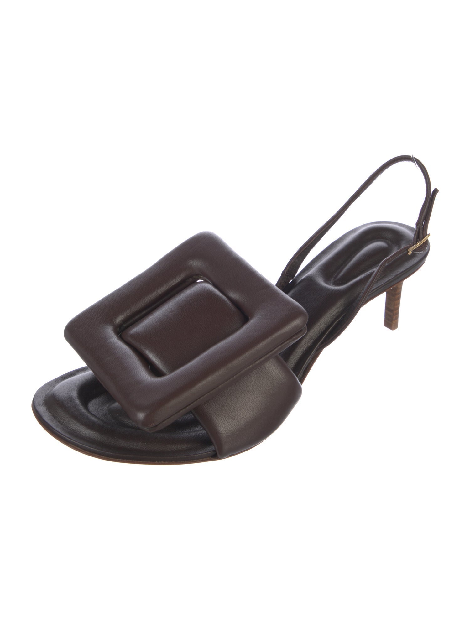 Jacquemus Leather Slingback Pumps