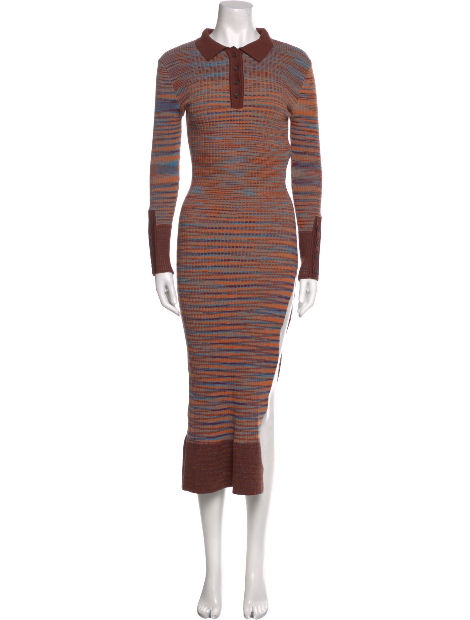 Jacquemus Striped Long Dress