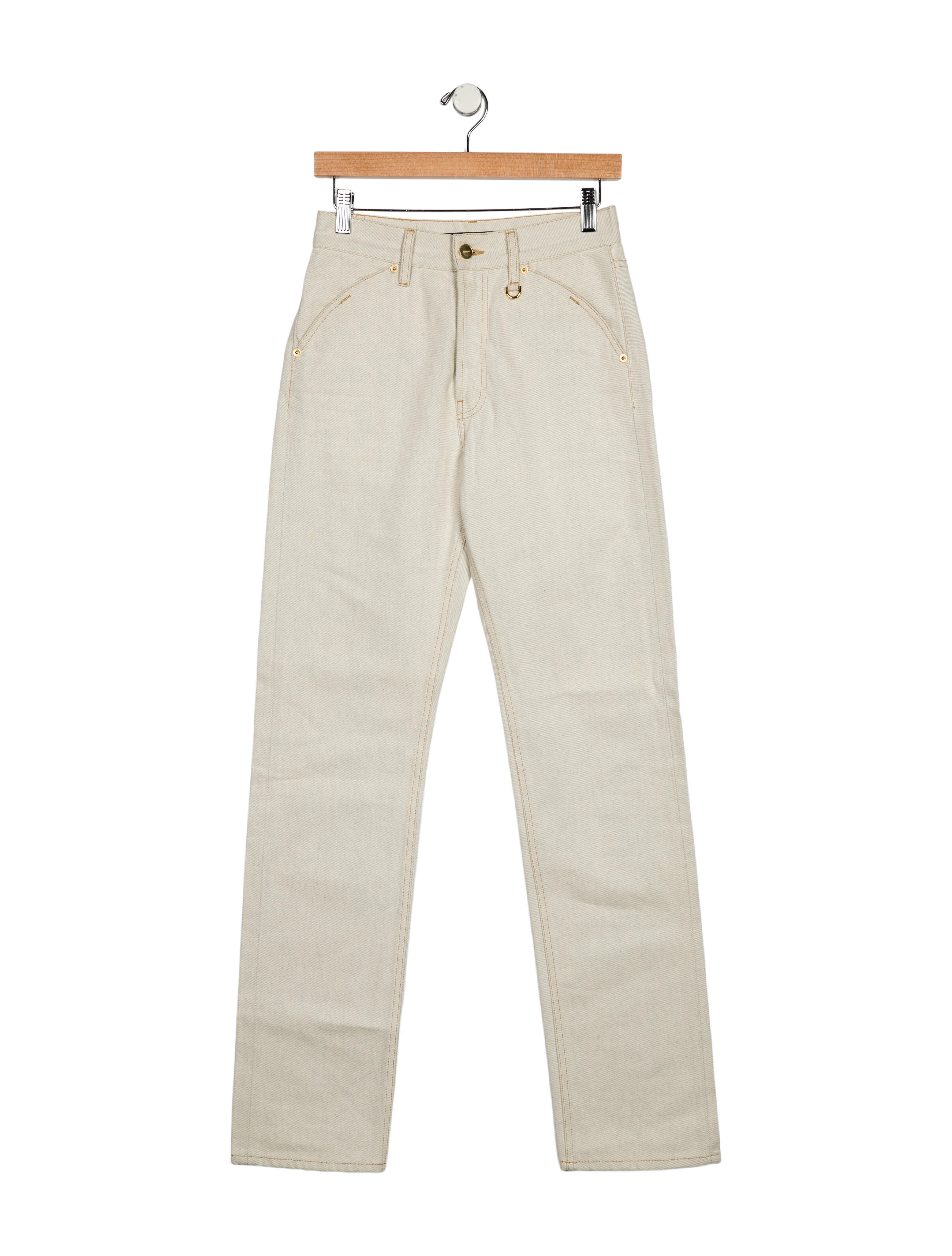Jacquemus High-Rise Straight Leg Jeans