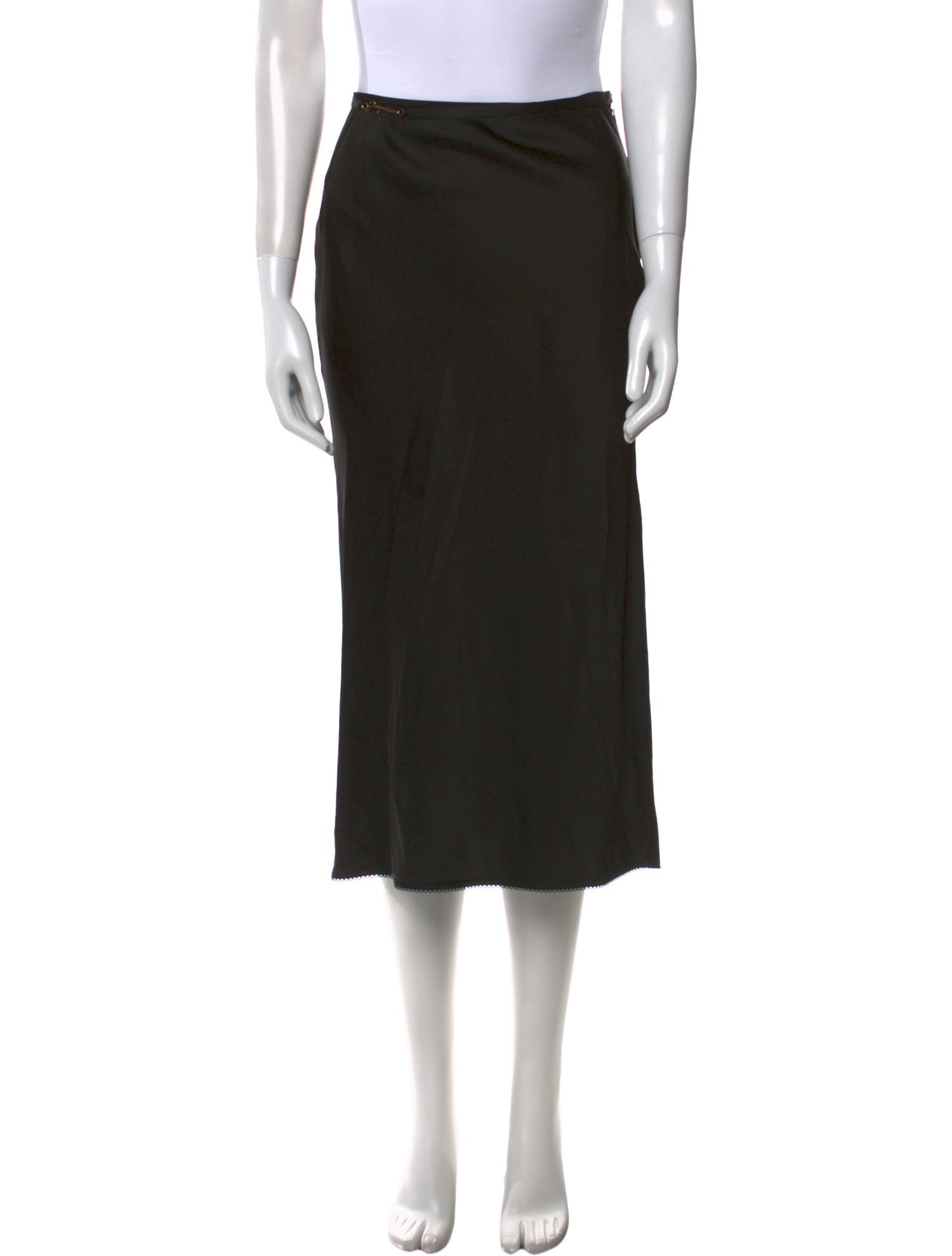 Jacquemus Lace Trim Embellishment Midi Length Skirt