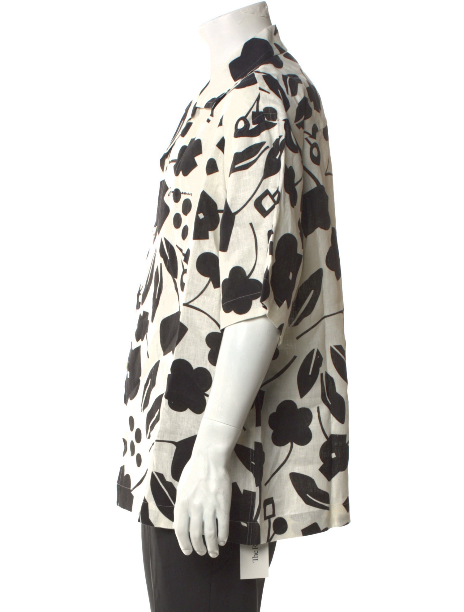 Jacquemus Linen Floral Print Shirt