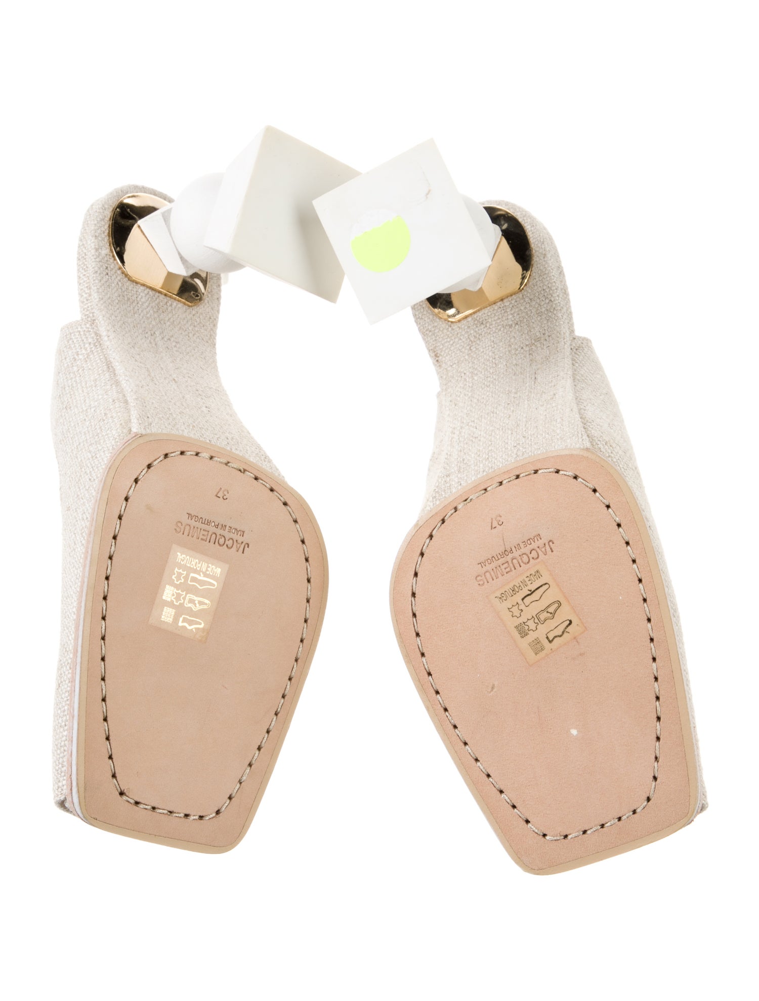 Jacquemus Canvas Slingback Pumps