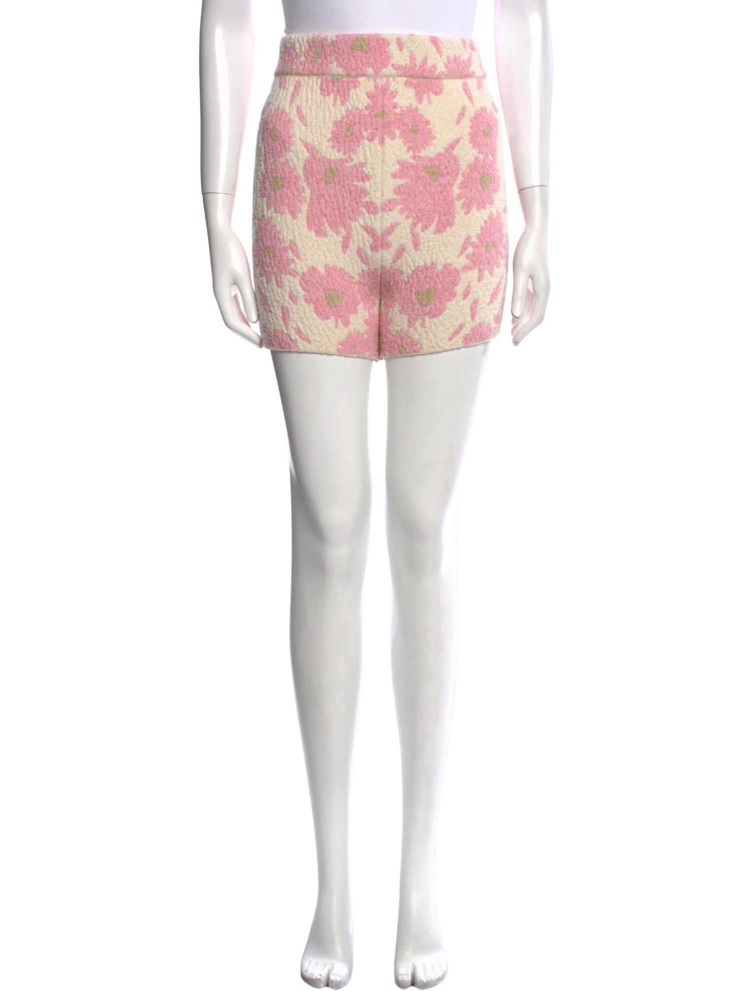 Jacquemus Floral Print Mini Shorts