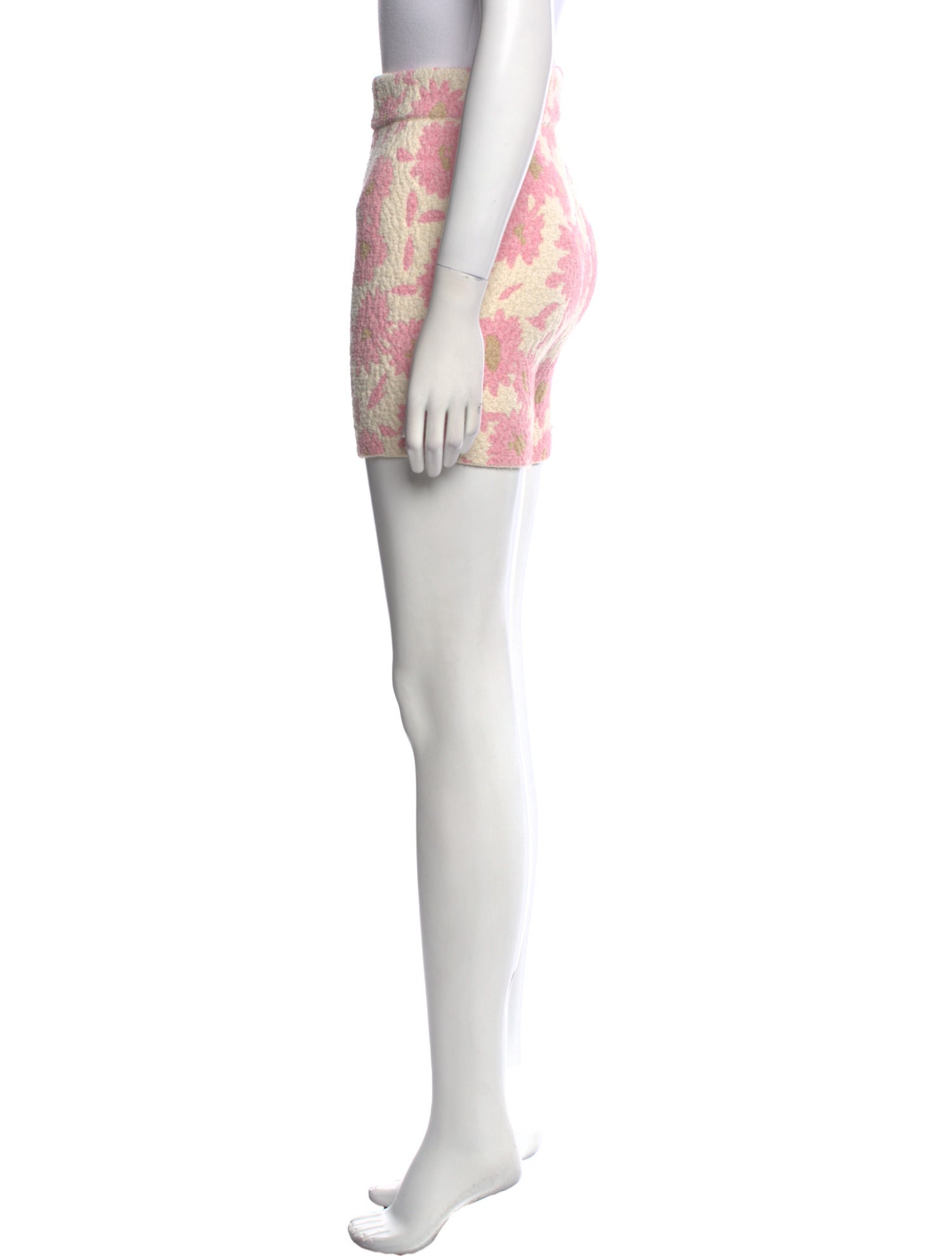 Jacquemus Floral Print Mini Shorts