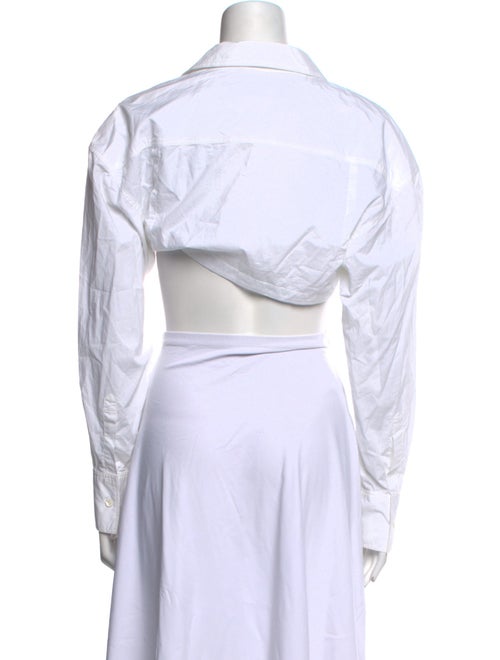 Jacquemus Long Sleeve Crop Top