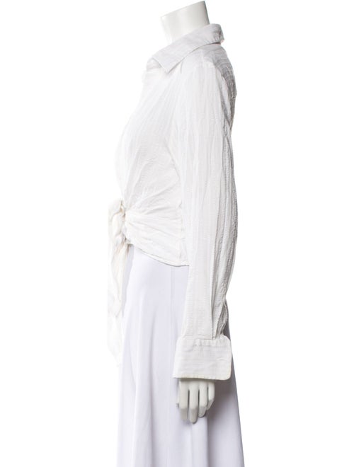 Jacquemus Long Sleeve Crop Top