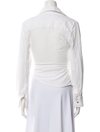 Jacquemus Long Sleeve Crop Top