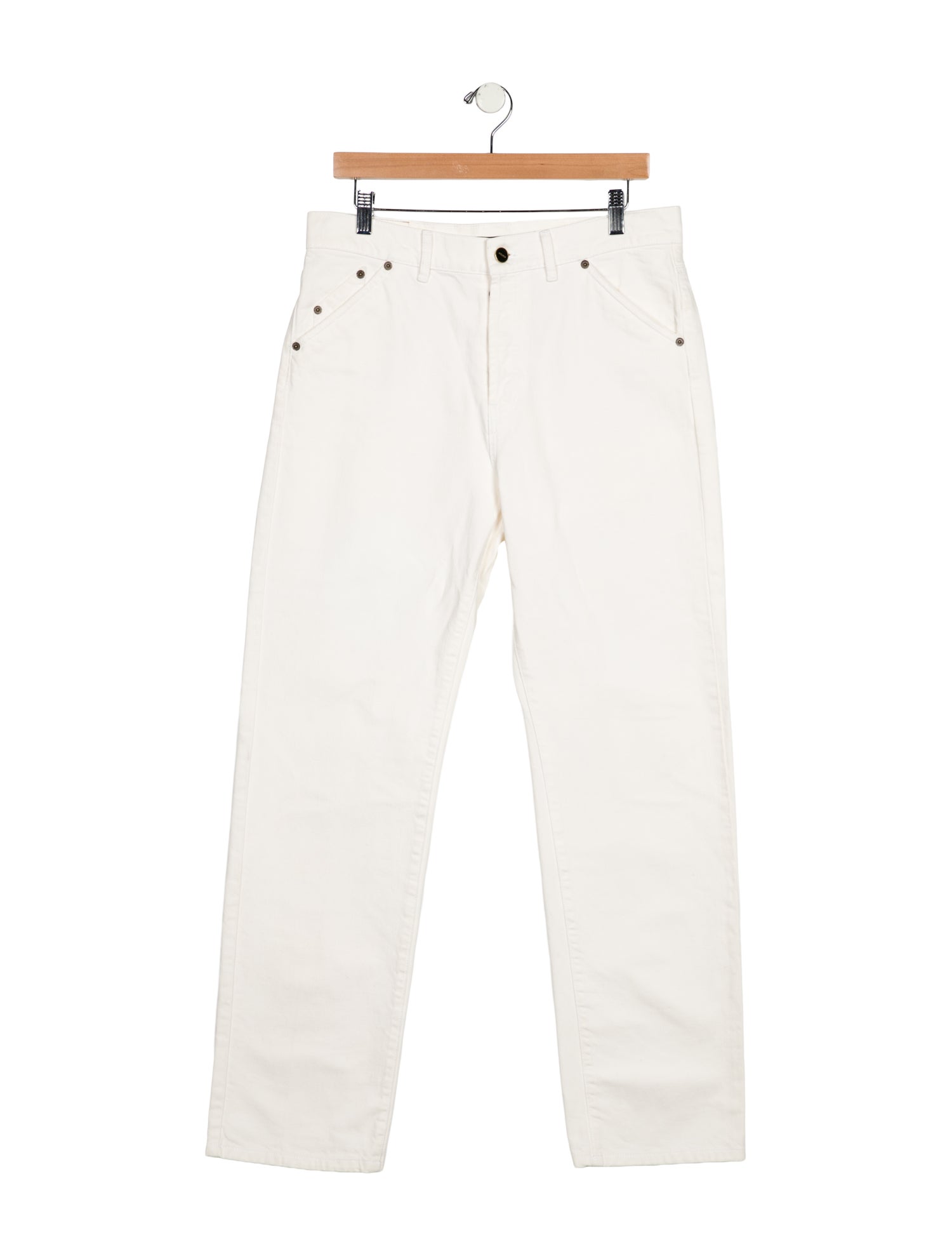 Jacquemus High-Rise Straight Leg Jeans