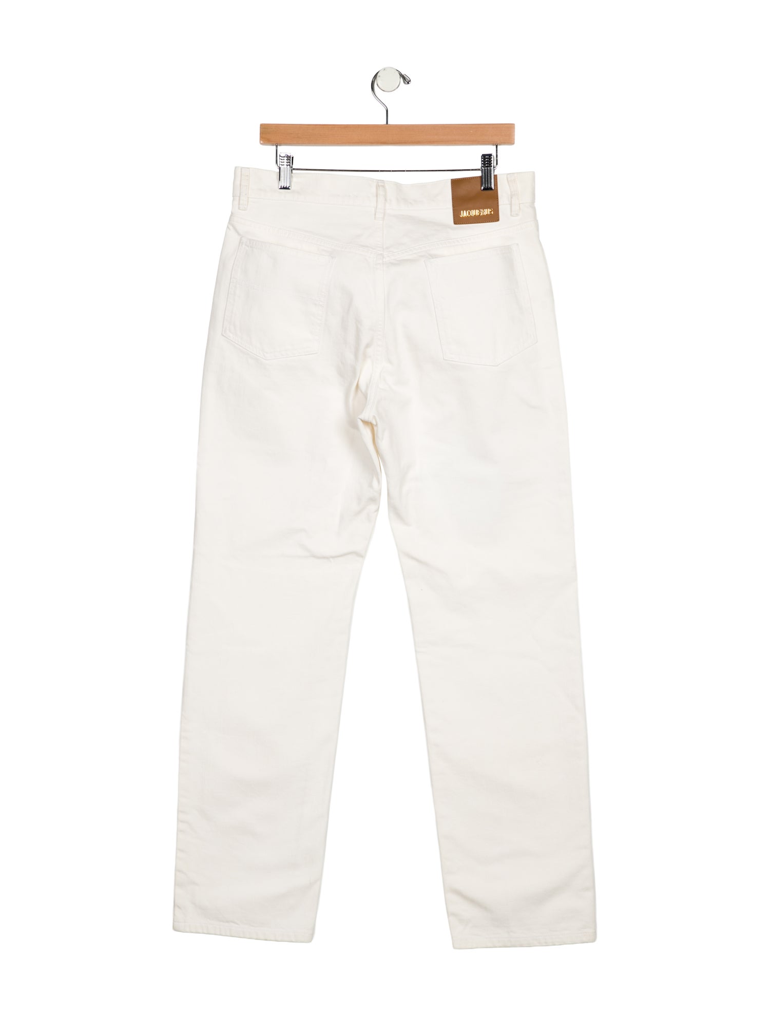 Jacquemus High-Rise Straight Leg Jeans