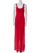 Jacquemus Scoop Neck Long Dress