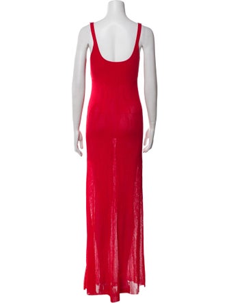 Jacquemus Scoop Neck Long Dress