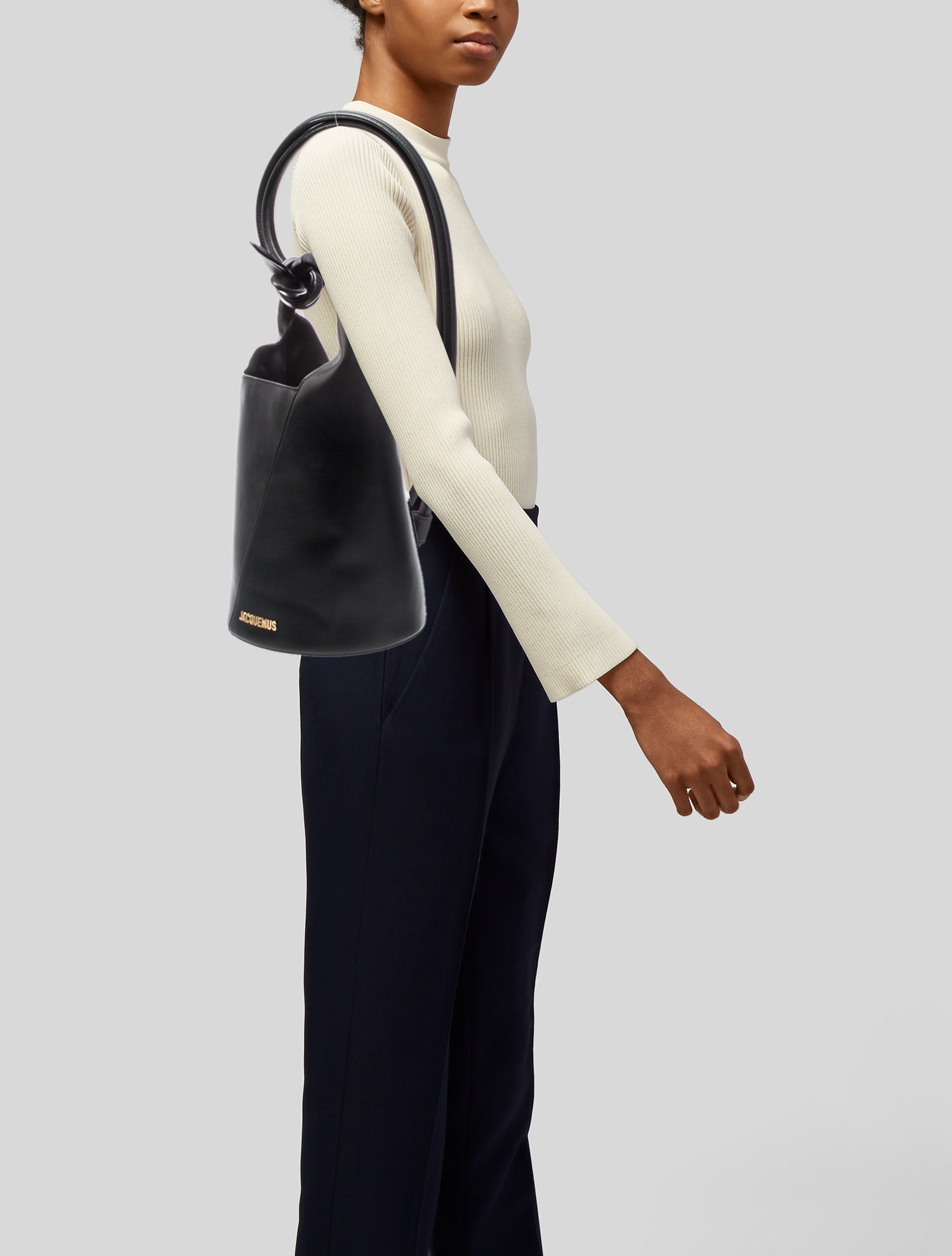 Jacquemus Leather Bucket Bag