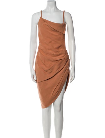 Jacquemus Cowl Neck Midi Length Dress