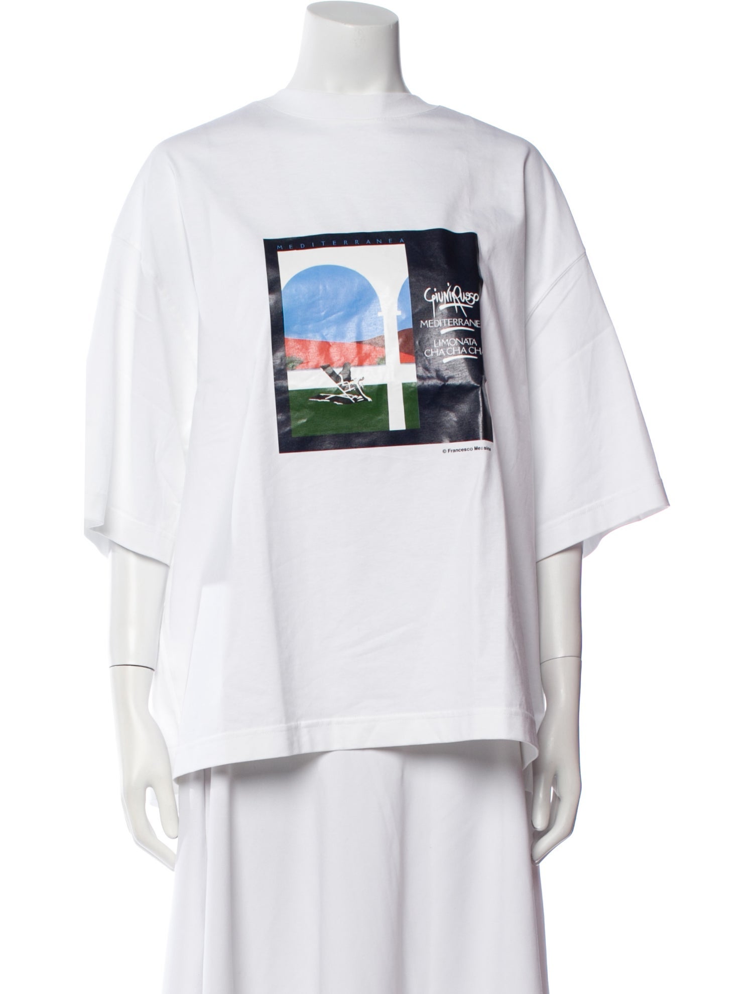 Jacquemus Graphic Print Crew Neck T-Shirt w/ Tags