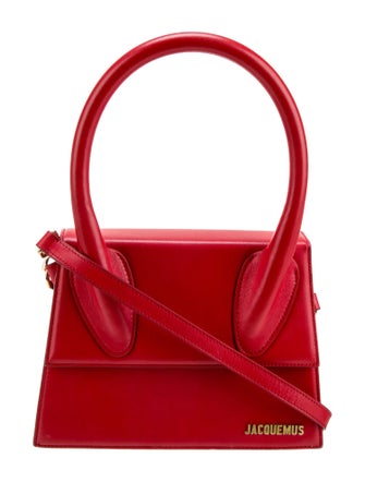 Jacquemus Leather Top Handle Bag
