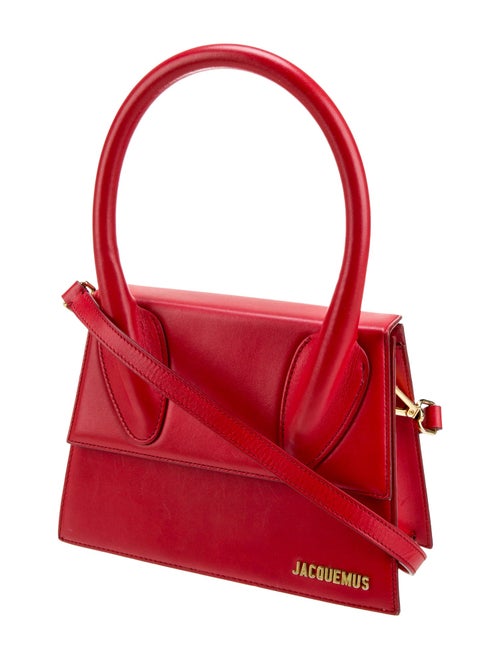 Jacquemus Leather Top Handle Bag