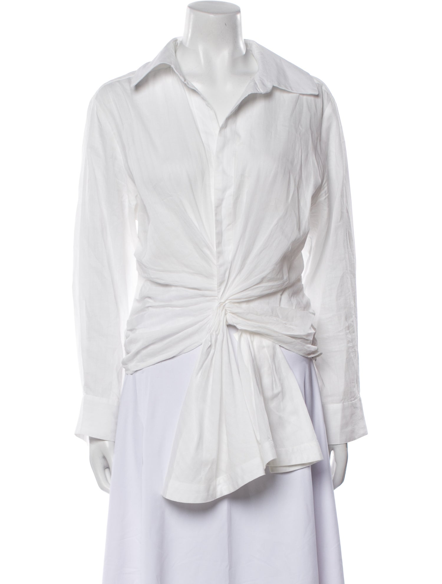 Jacquemus Long Sleeve Button-Up Top