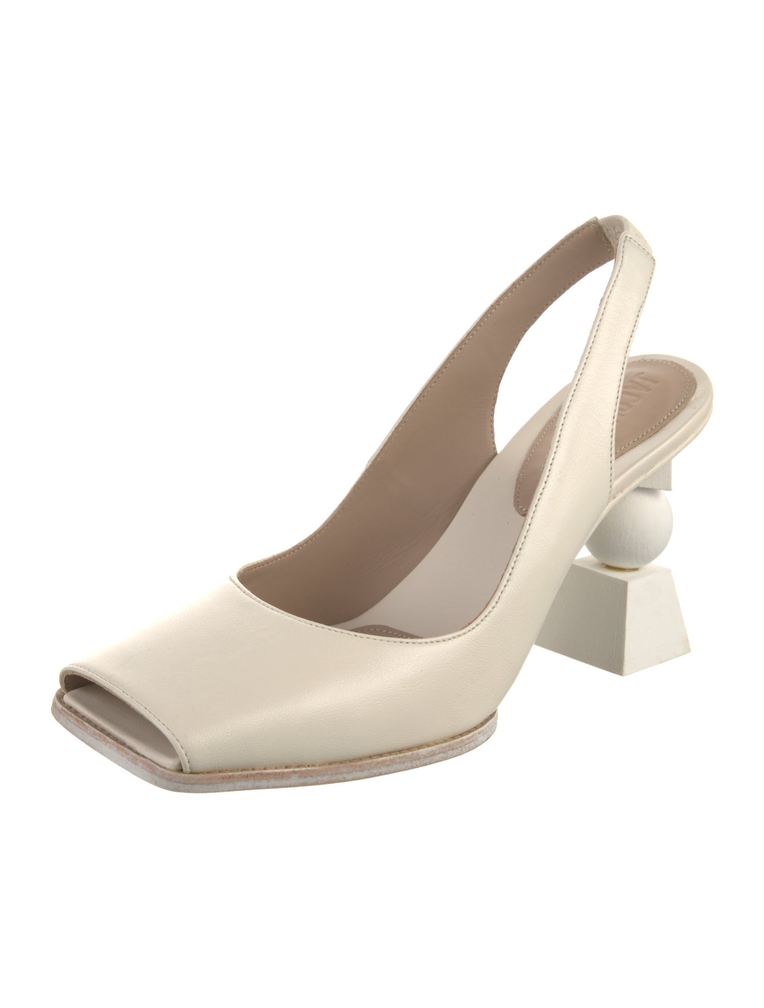 Jacquemus Leather Slingback Pumps