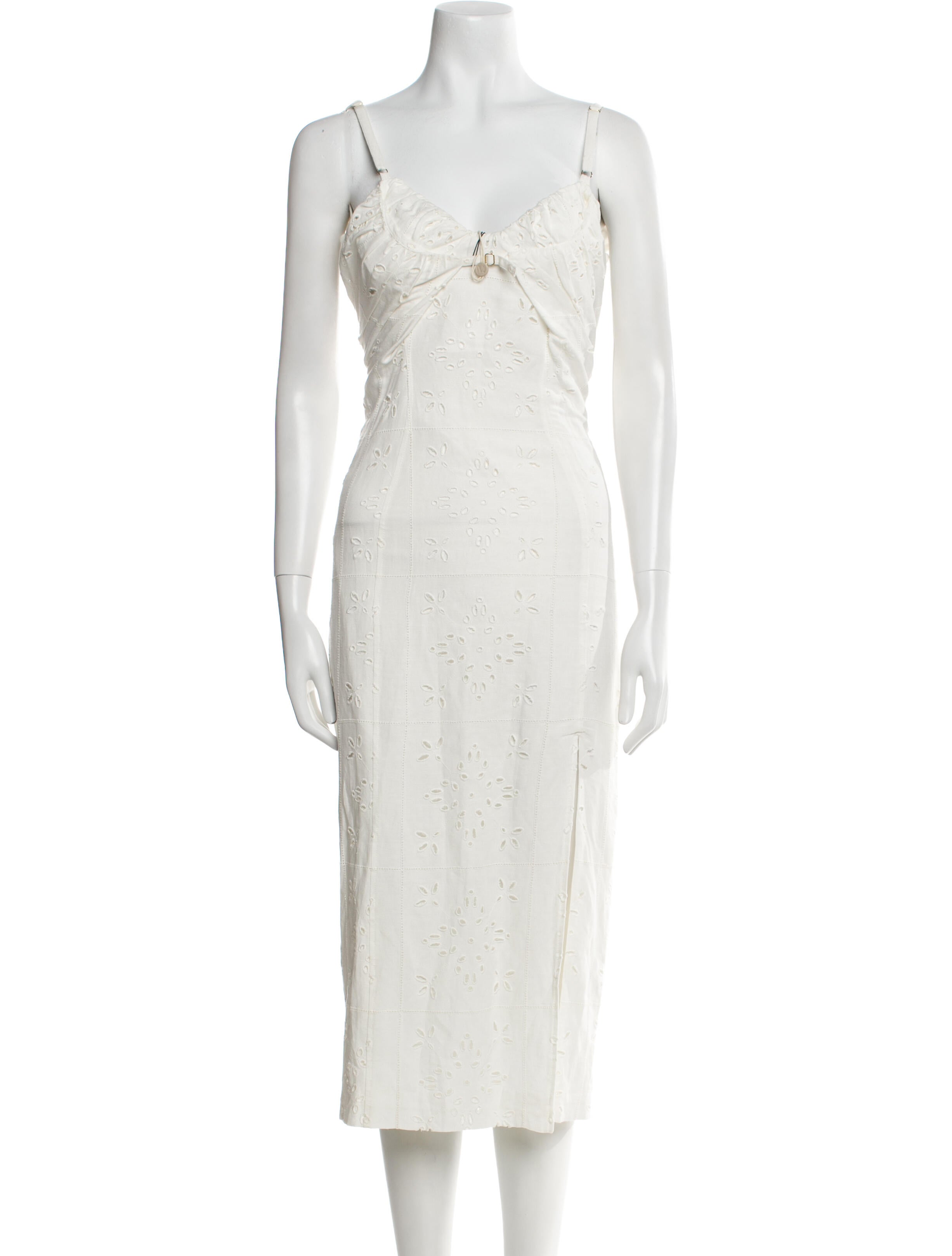 Jacquemus Linen Midi Length Dress