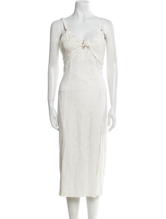 Jacquemus Linen Midi Length Dress