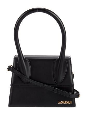 Jacquemus Leather Top Handle Bag