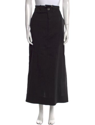 Jacquemus Virgin Wool Midi Length Skirt