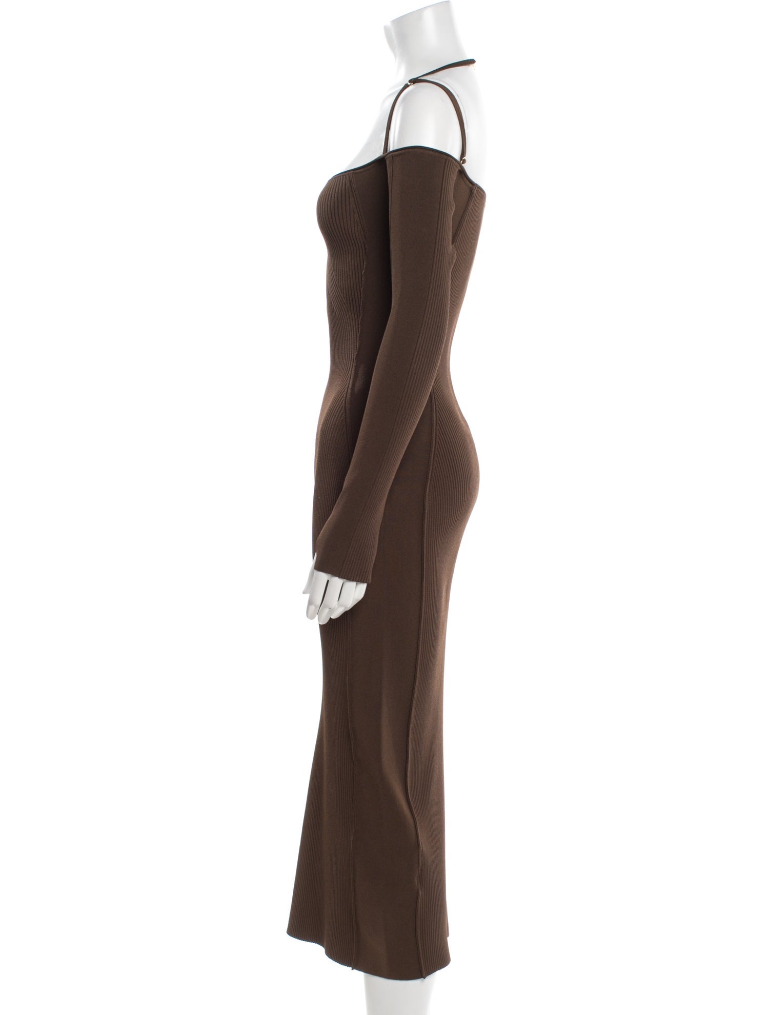 Jacquemus Square Neckline Long Dress