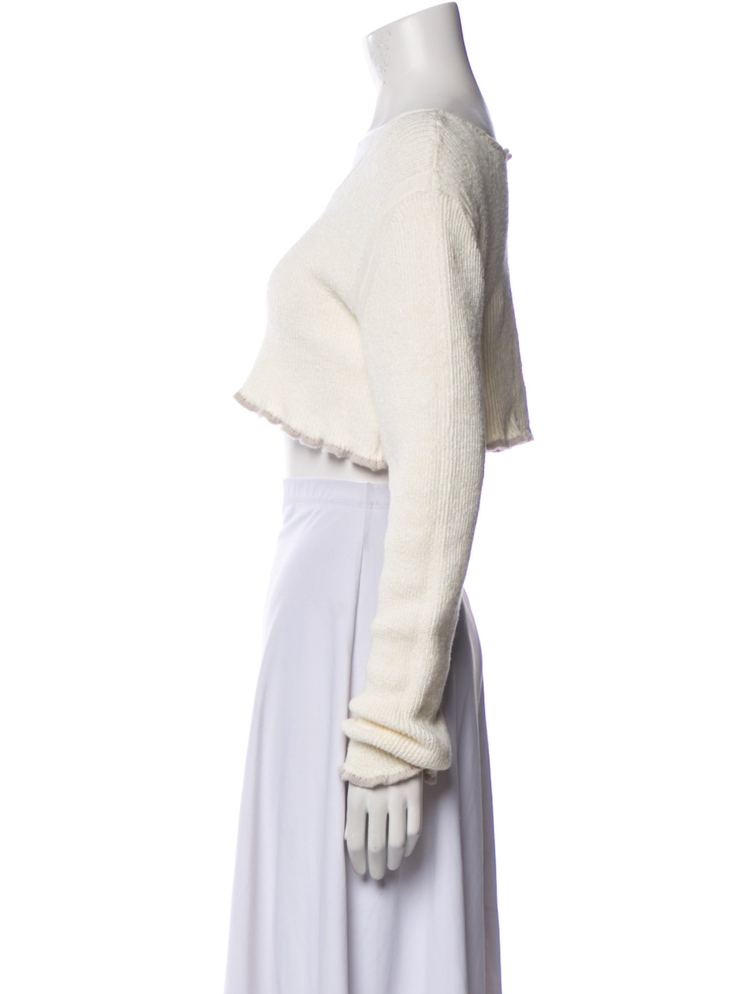 Jacquemus Linen Scoop Neck Sweater