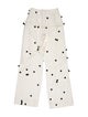 Jacquemus Polka Dot Print Wide Leg Pants