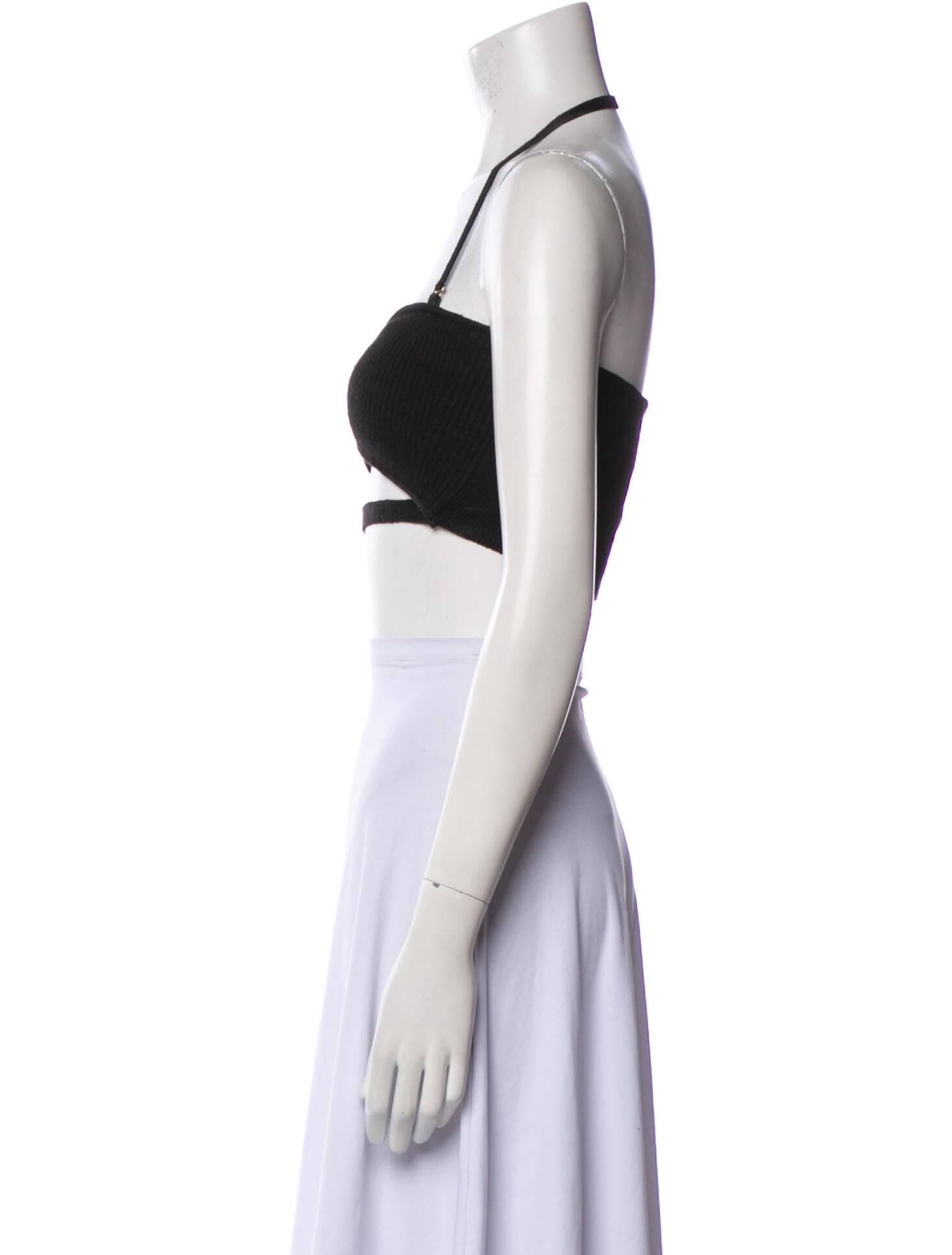 Jacquemus Linen Halterneck Crop Top