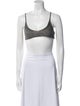Jacquemus Scoop Neck Sleeveless Crop Top