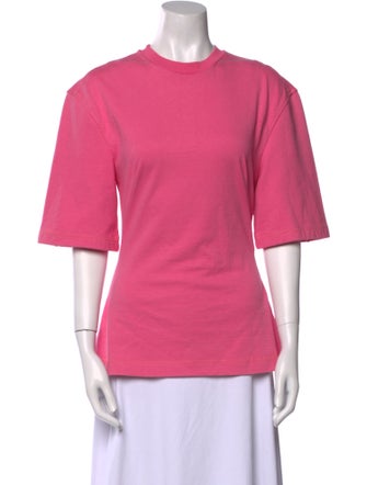 Jacquemus Crew Neck Three-Quarter Sleeve Top