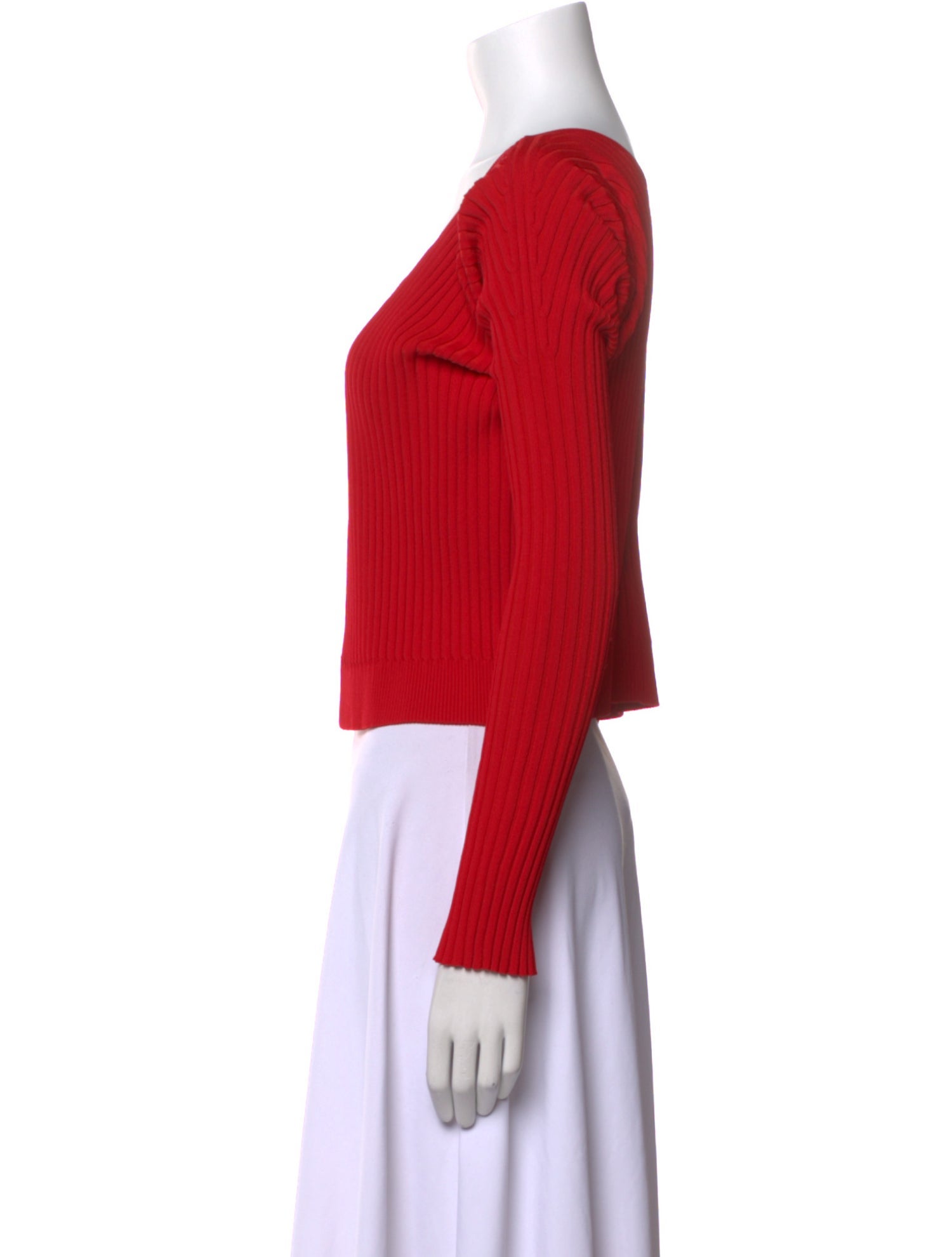 Jacquemus V-Neck Long Sleeve Top