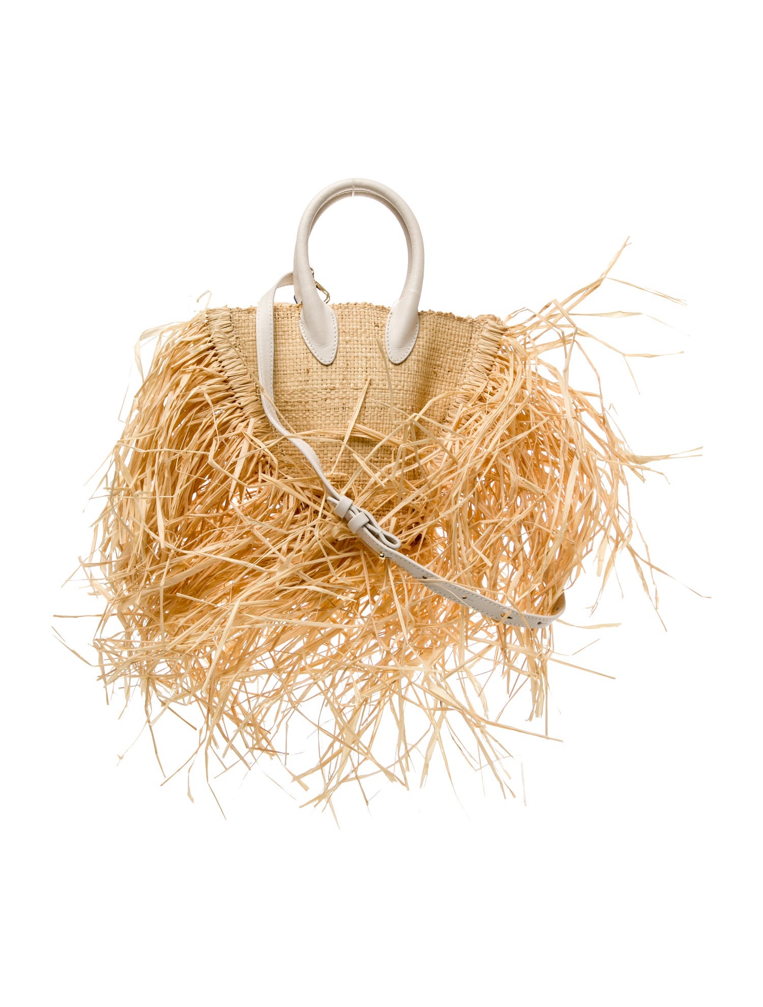 Jacquemus Straw Top Handle Bag Small