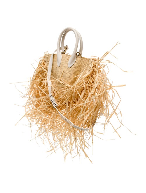 Jacquemus Straw Top Handle Bag Small
