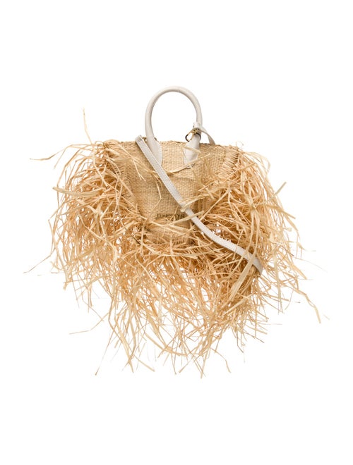 Jacquemus Straw Top Handle Bag Small