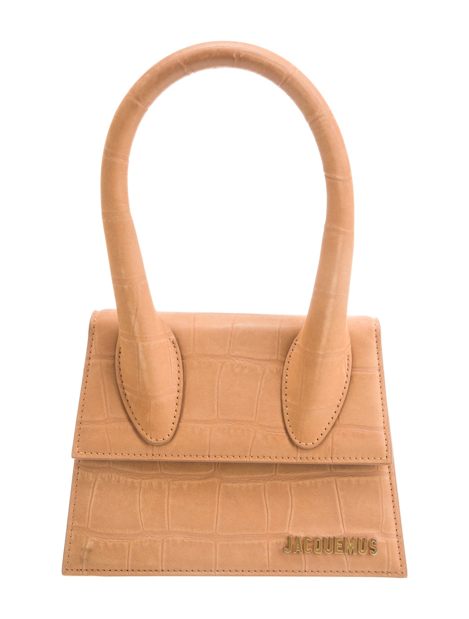 Jacquemus Embossed Leather Top Handle Bag